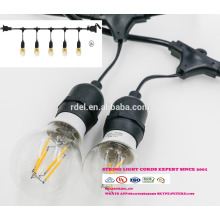 SL-70 E27 base suspended socket cafe string lights outdoor garden bulb lights string
